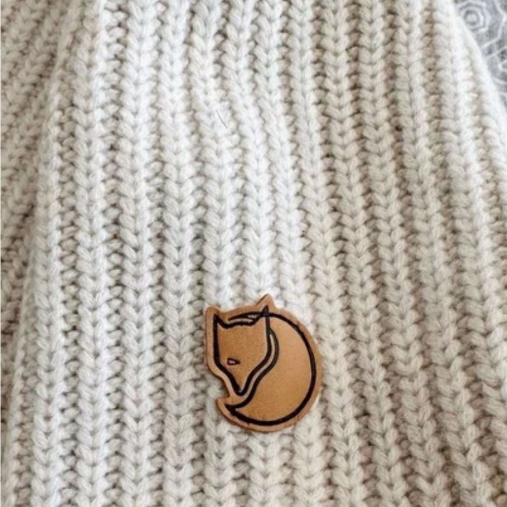 Fjallraven Ovik wool roll neck Women's Cream Turtleneck ribbed Sweater size XS - Picture 9 of 14